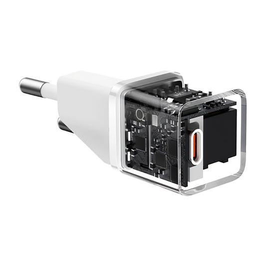 Carregador de rede GaN5S Baseus GaN5S, 20W, 3A, 1 x USB-C, branco P1016250503213-00