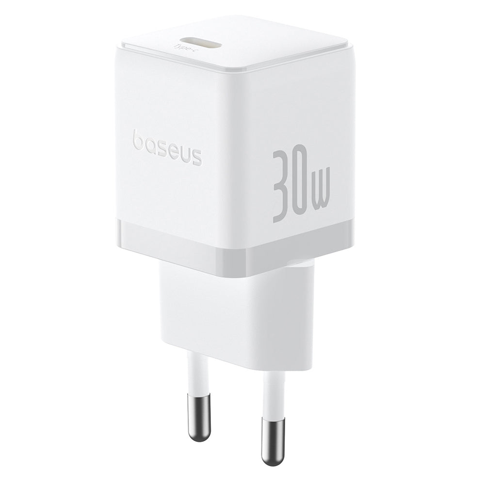 Carregador de Rede Baseus Palm, 30W, 3A, 1 x USB-C, Branco P10111605213-00