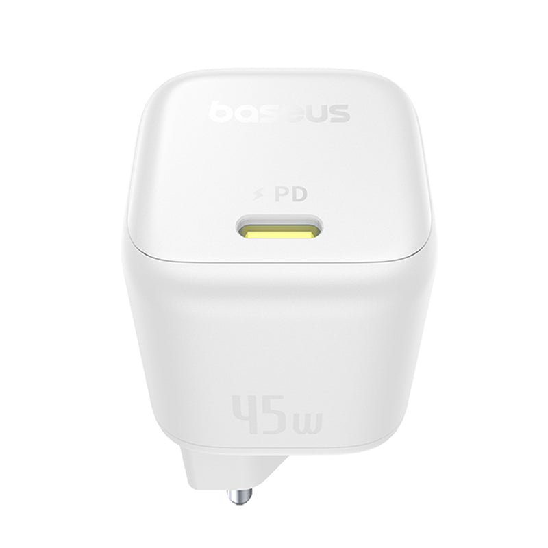 Carregador de Rede Baseus PicoGo, 45W, 3A, 1 x USB-C, Branco P10176800213-00