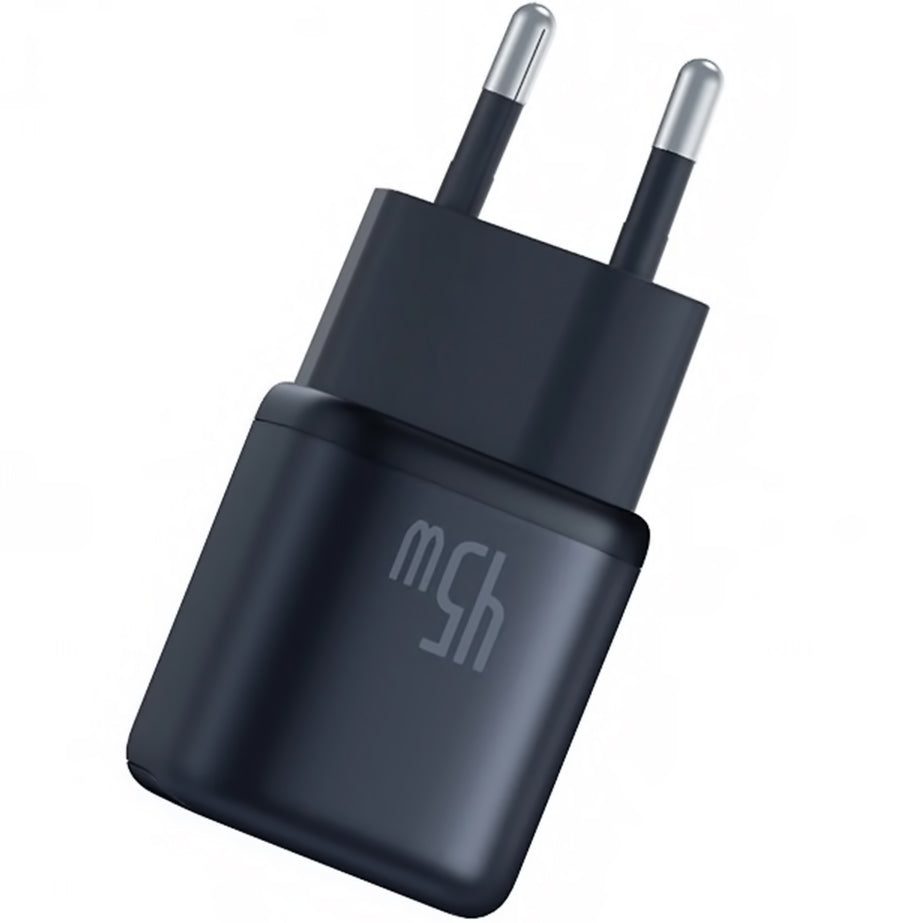 Carregador de Rede Baseus PicoGo, 45W, 3A, 1 x USB-C, Preto P10176800123-00