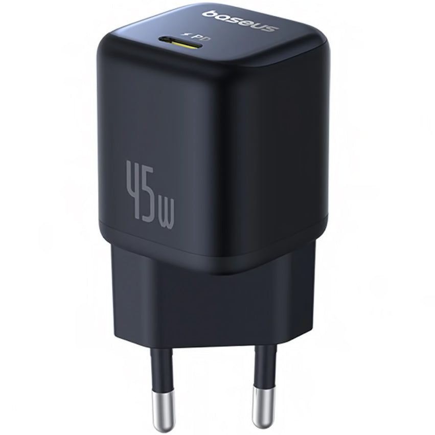 Carregador de Rede Baseus PicoGo, 45W, 3A, 1 x USB-C, Preto P10176800123-00