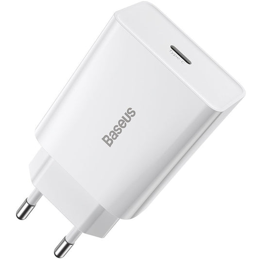 Carregador de Rede Baseus Speed Mini, 20W, 3A, 1 x USB-C, Branco CCFS-SN02