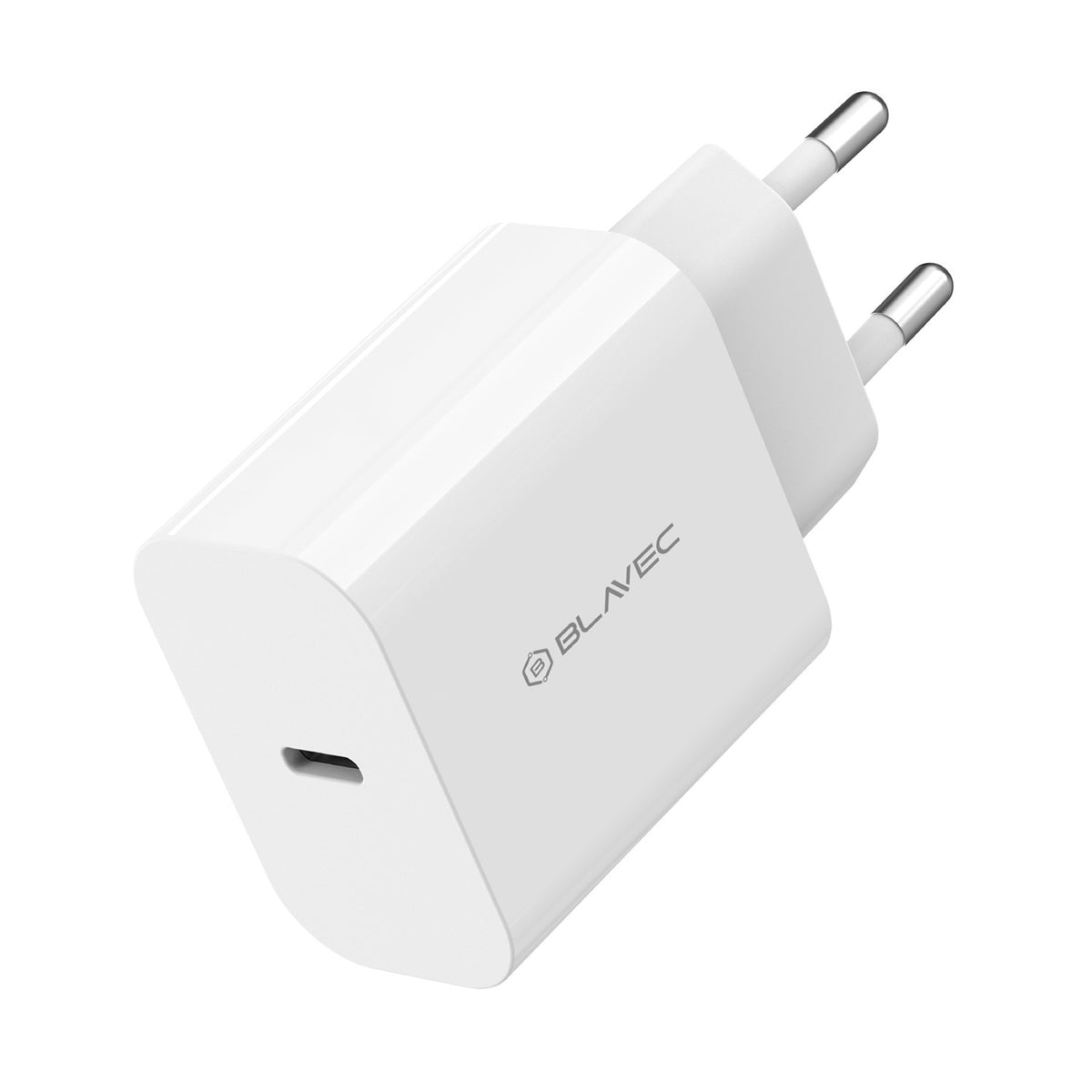 Carregador de Rede Blavec BC-7, 45W, 3A, 1 x USB-C, Branco