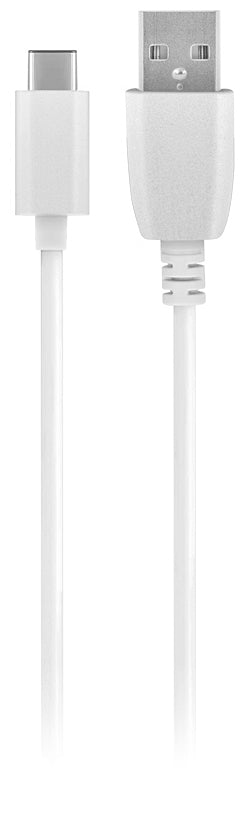 Carregador de Rede com Cabo USB-C MaXlife MXTC-01, 10.5W, 2.1A, 1 x USB-A, Branco