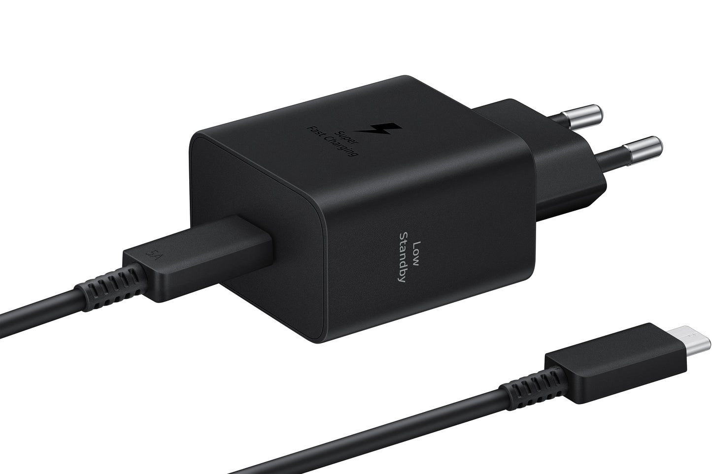 Carregador de Rede com Cabo USB-C Samsung, 45W, 4.05A, 1 x USB-C, Preto EP-T4511XBEGEU
