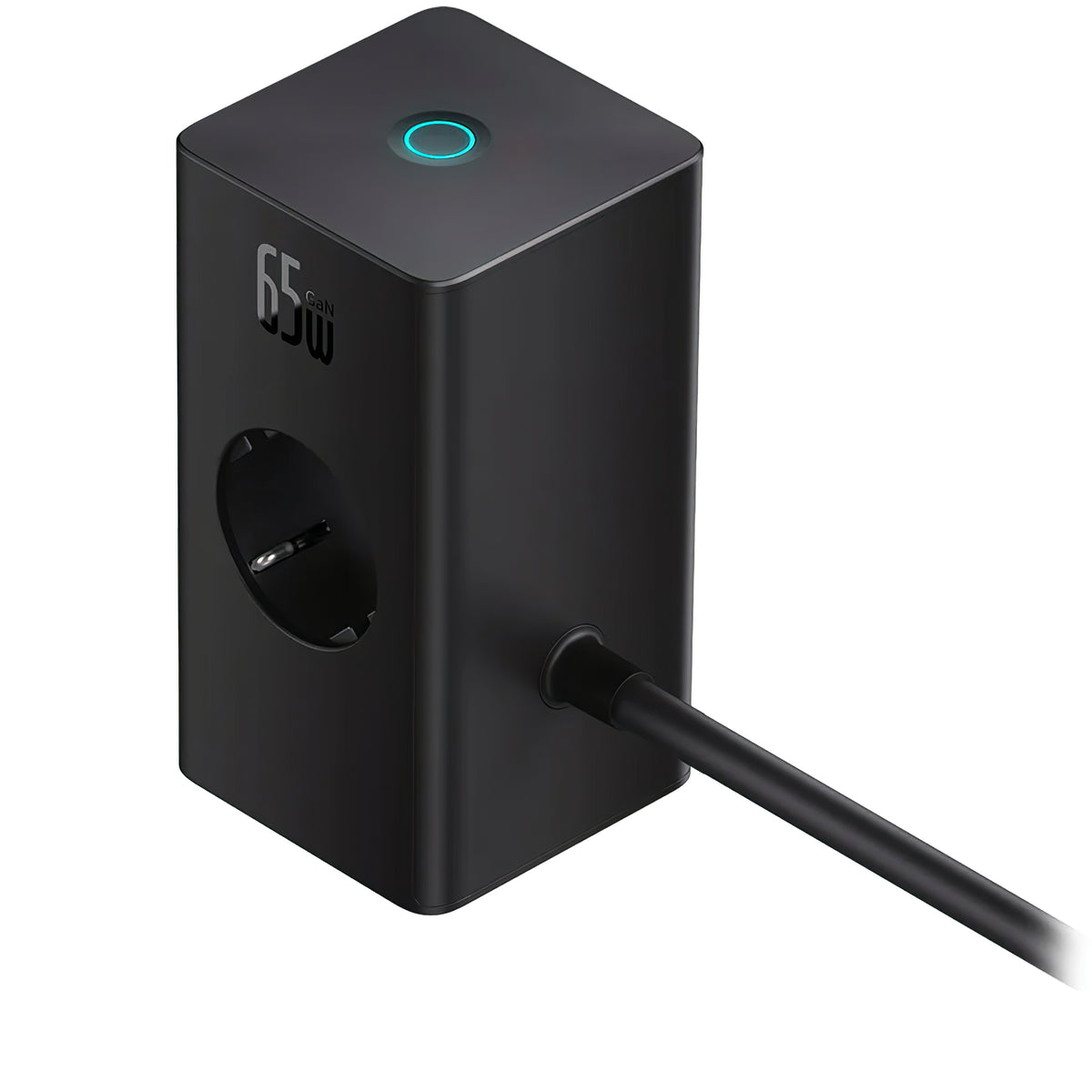 Extensão Baseus GaN3 Pro, 2 x Schuko - 1 x USB-A - 2 x USB-C, Preto PSLR000301