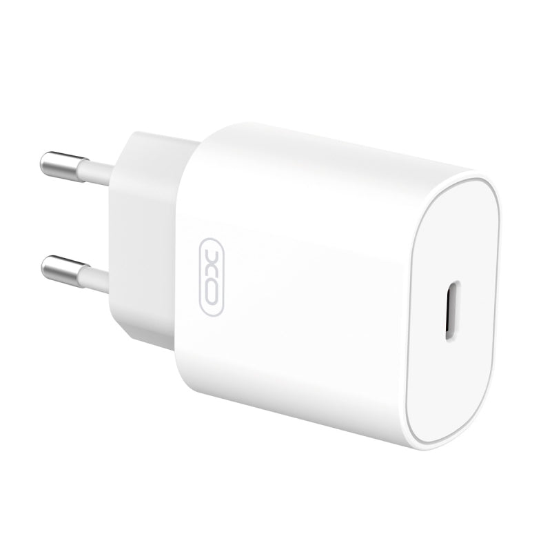 Carregador de Rede XO Design, 25W, 3A, 1 x USB-C, Branco