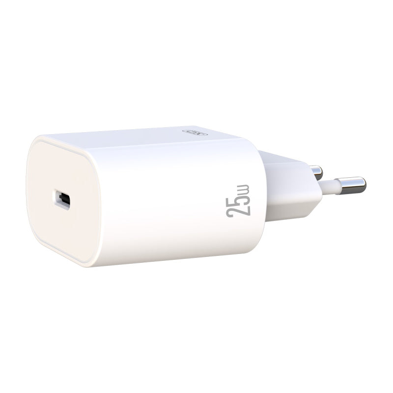 Carregador de Rede XO Design, 25W, 3A, 1 x USB-C, Branco