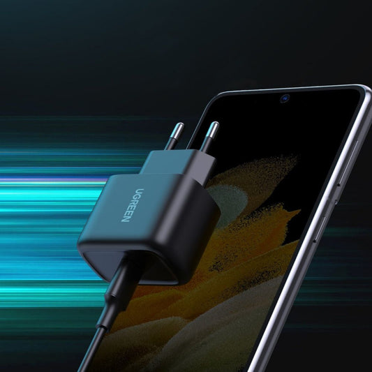 UGREEN CD250, 25W, 3A, 1 x USB-C, 1 x USB-C, preto