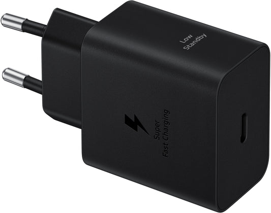 Carregador de rede Samsung com cabo USB-C, 45 W, 4,05 A, 1 x USB-C, preto EP-T4511XBEGEU