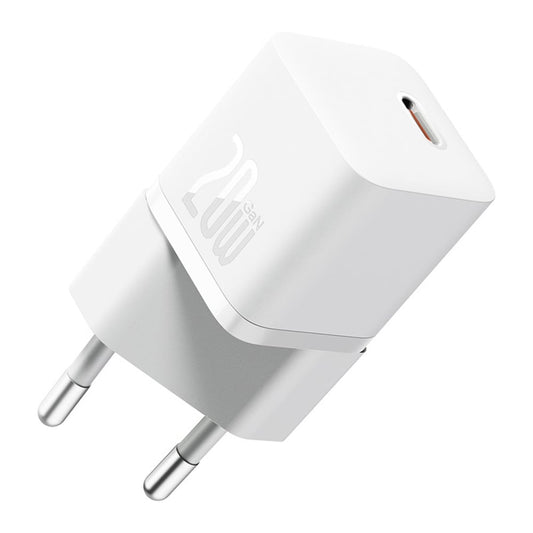 Carregador de Rede com Cabo USB-C Baseus GaN5, 20W, 3A, 1 x USB-C, Branco P10110900213-01