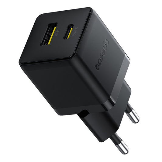 Carregador de Rede com Cabo USB-C Baseus Palm, 30W, 3A, 1 x USB-A - 1 x USB-C, Preto P1011160A113-01