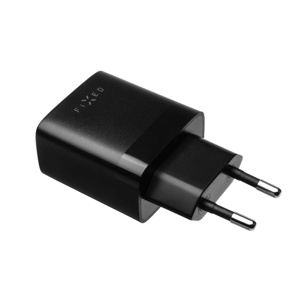 Carregador de Rede com Cabo microUSB Fixed, 17W, 3A, 2 x USB-A, Preto