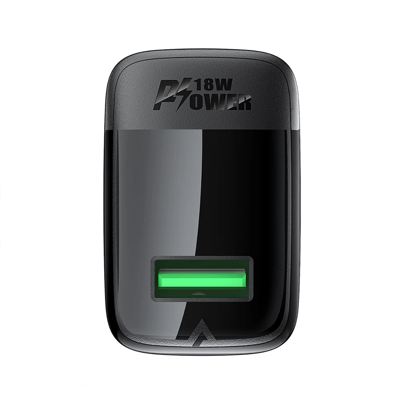 Carregador de Rede com Cabo USB-C Acefast A90, 18W, 3A, 1 x USB-A, Preto