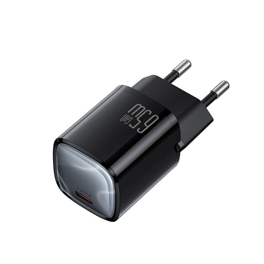 Carregador de Rede com Cabo USB-C Mcdodo Nano CH-8262, 65W, 3.25A, 1 x USB-C, Preto