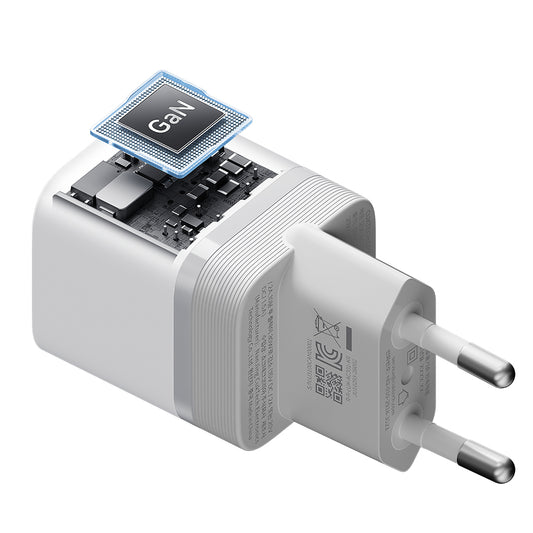 Carregador de Rede Cuktech, 40W, 3A, 1 x USB-C, Branco CKAC301SEUWH