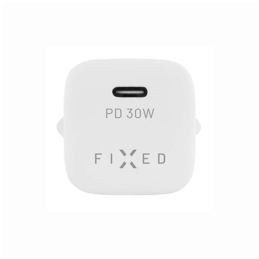 Carregador de Rede Fixed Mini, 30W, 3A, 1 x USB-C, Branco