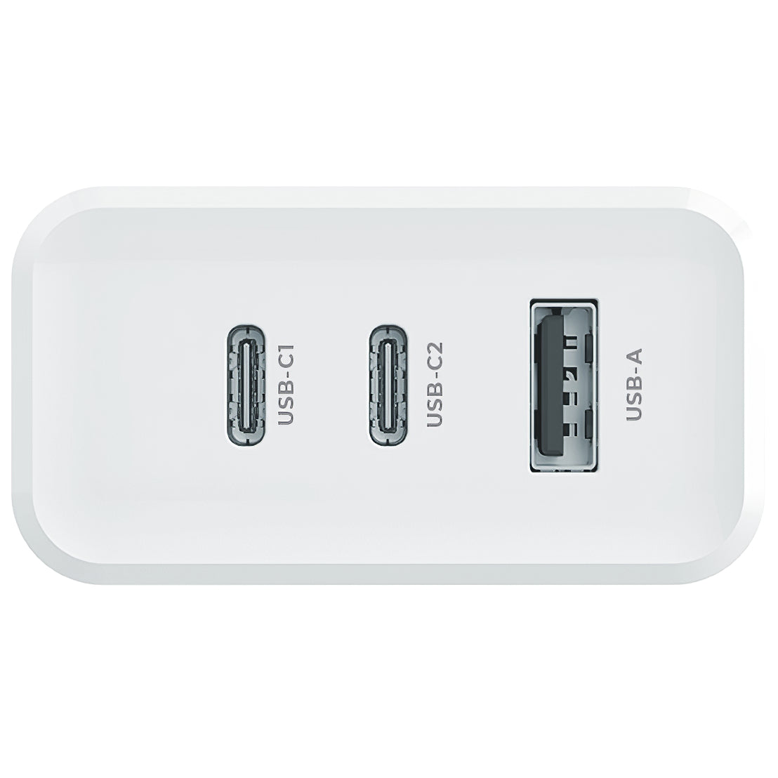 Carregador de Rede MaXlife MXTC-07-45ACC, 45W, 3A, 1 x USB-A - 2 x USB-C, Branco