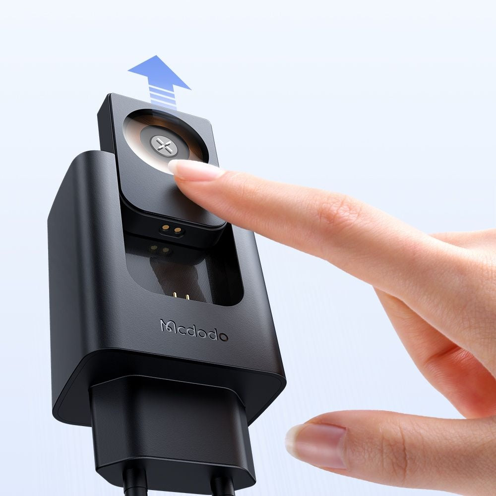 Carregador de Rede McDodo CH-3700 Companion, 30W, 3A, 1 x USB-A - 1 x USB-C, Preto