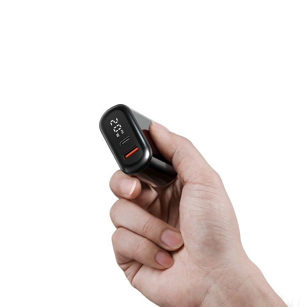 Carregador de Rede McDodo CH-7170 Chocolate Display, 20W, 3A, 1 x USB-A - 1 x USB-C, Preto