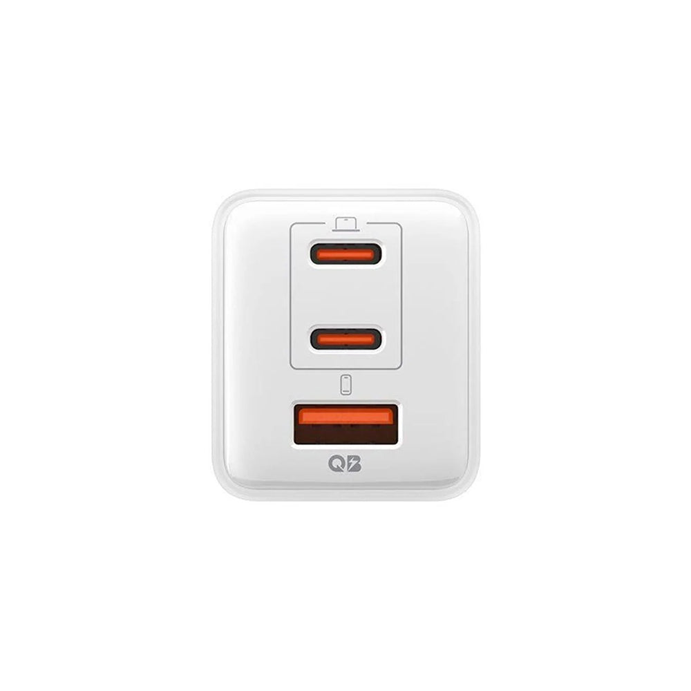 Carregador de Rede Spigen EE473EU Essential, 47W, 3A, 1 x USB-A - 2 x USB-C, Branco ACH09464