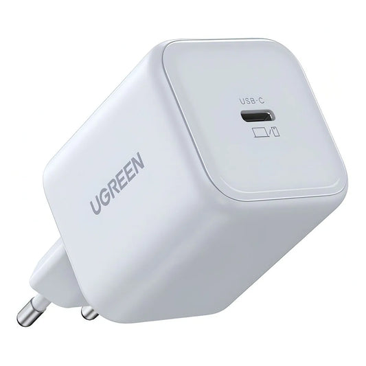 Carregador de Rede UGREEN X524 (65053), 45W, 3A, 1 x USB-C, Branco