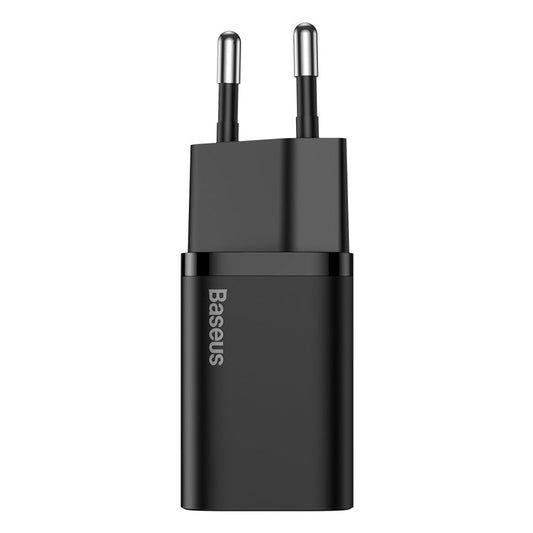 Carregador de rede Baseus Super Si, 30W, 3A, 1 x USB-C, preto CCSUP-J01