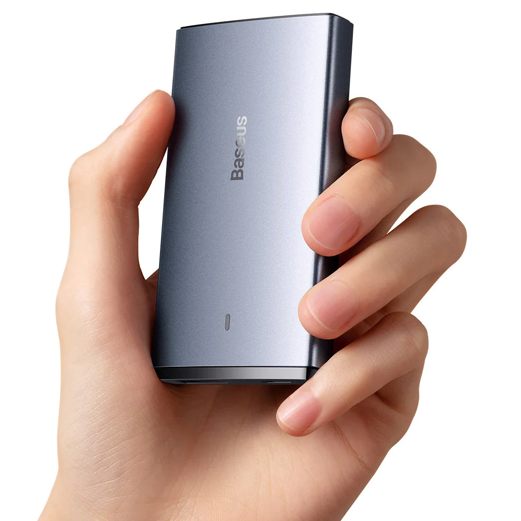 Baseus GaN5 Pro Ultra Slim, 65W, 3.25A, 1 x USB-C, 1 x USB-C, Grey CCGP150113