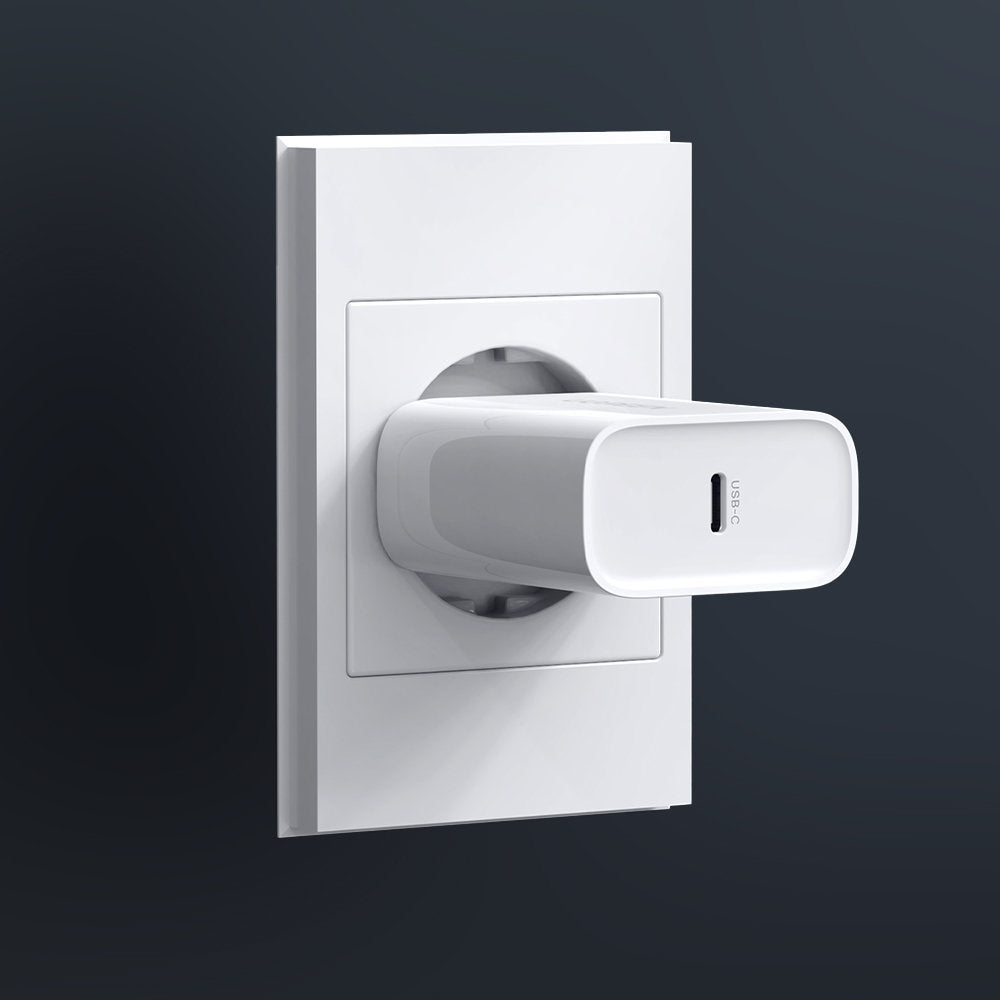 Carregador de rede UGREEN CD127, 30W, 3A, 1 x USB-C, branco