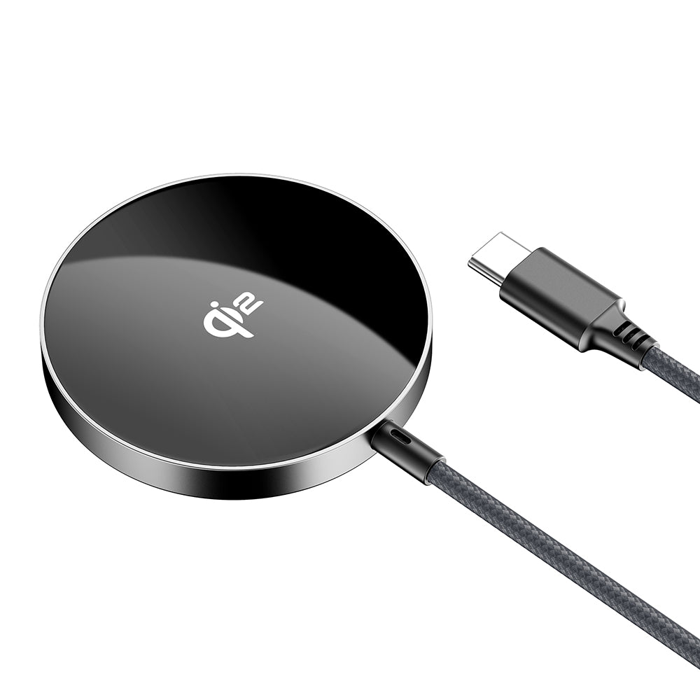 Carregador de Rede Sem Fio Acefast E24, 15W, 1.67A, Cinzento