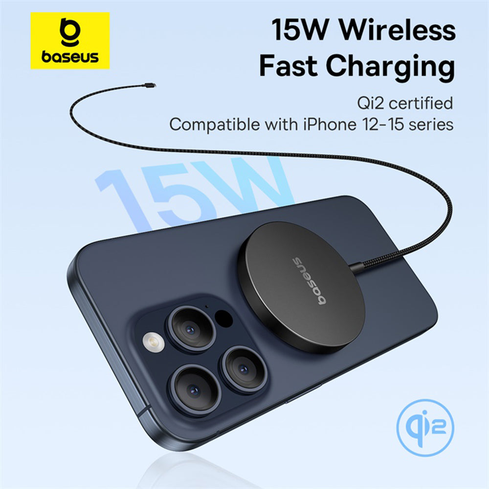 Carregador de Rede Wireless Baseus Simple Mini4 Air, 15W, 1.67A, Preto P10278200111-00