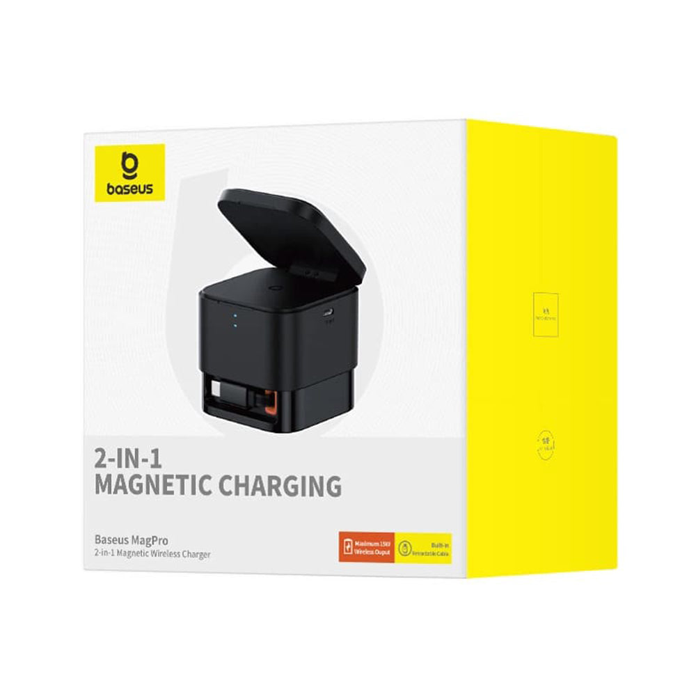 Carregador de Rede Sem Fio Baseus MagPro, 25W, 1.67A, 1 x USB-C, Preto P10264100123-00