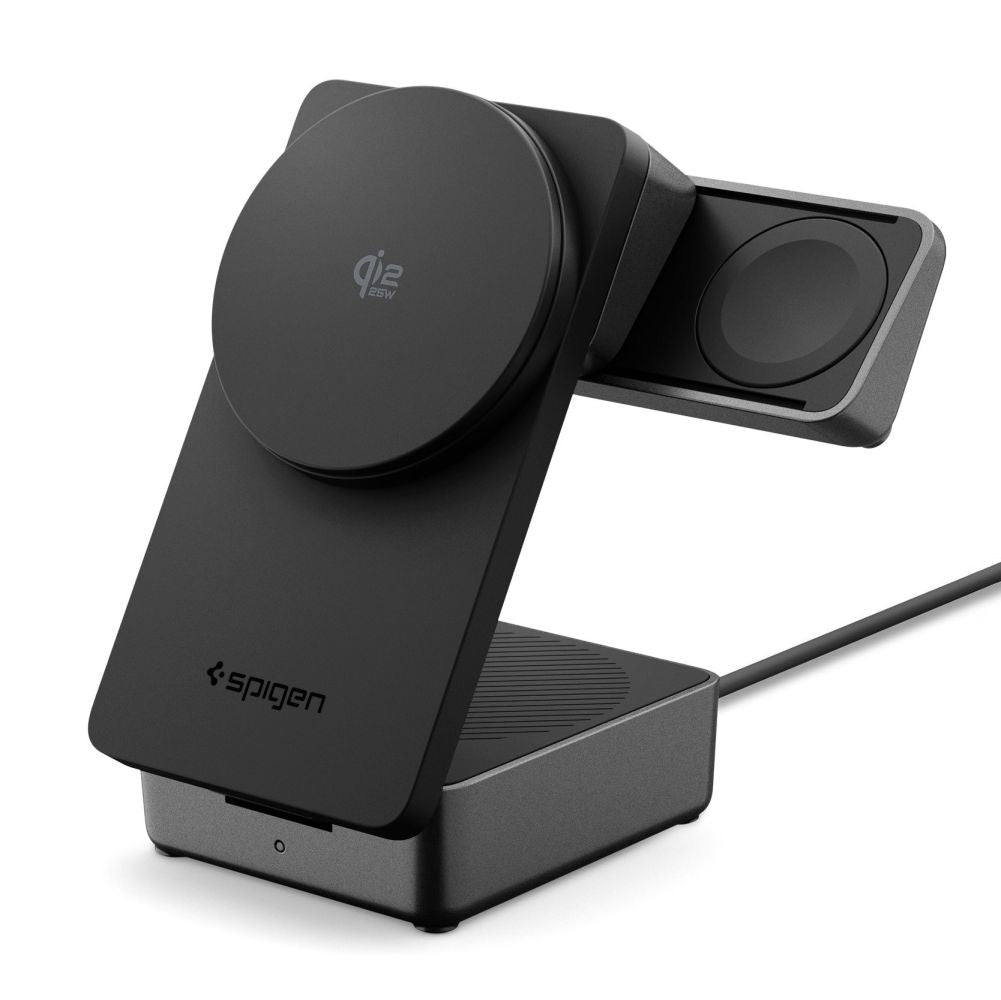 Carregador de Rede Sem Fios Spigen EF323MQ Essential 3in1, 25W, Preto ACH10398