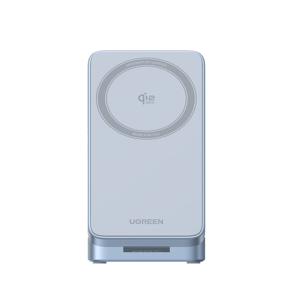 Carregador de Rede Wireless UGREEN W757 (65901) 3in1, 25W, Azul