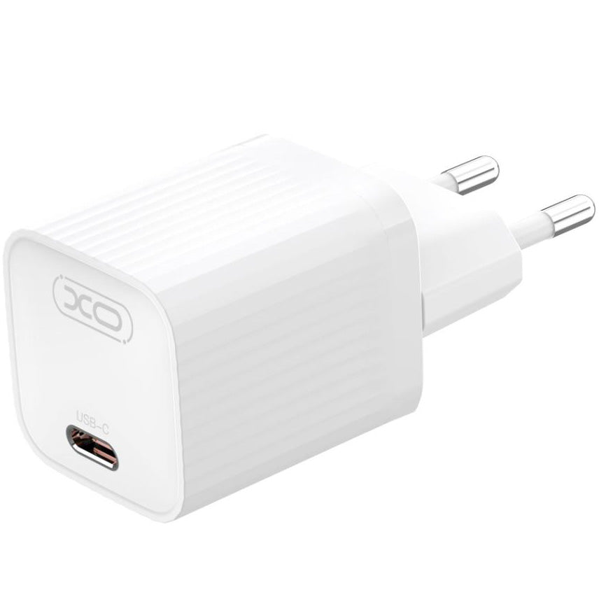 XO Design L148 Network Charger, 30W, 3A, 1 x USB-C, White