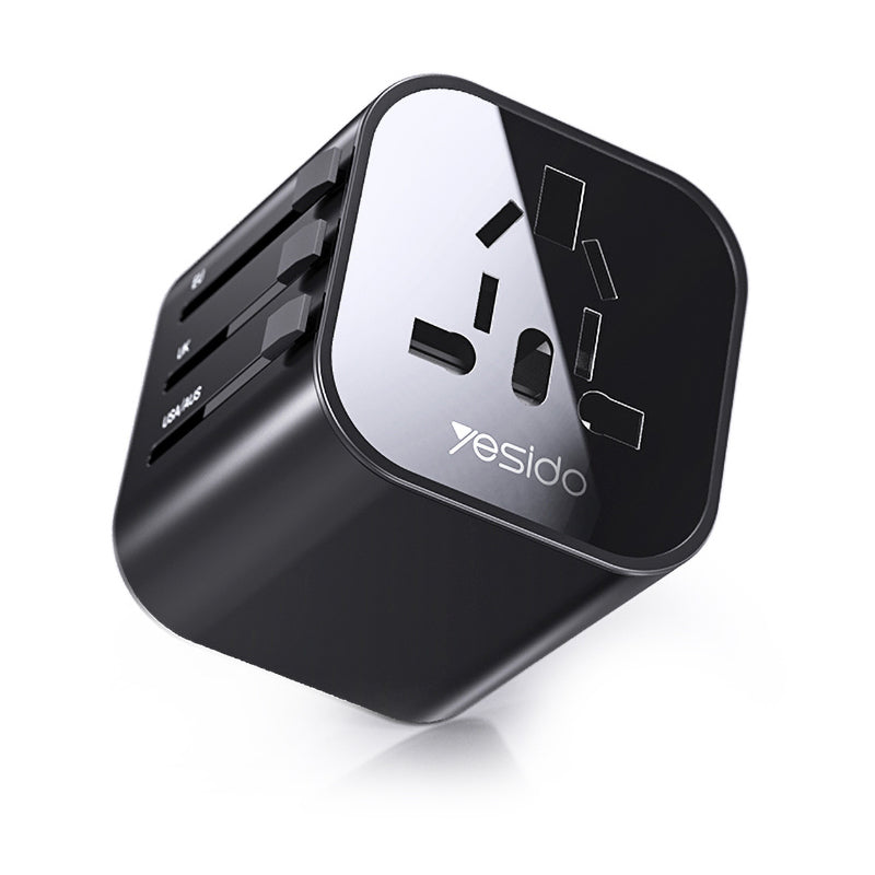 Adaptador de Rede Yesido MC09 Travel, Preto