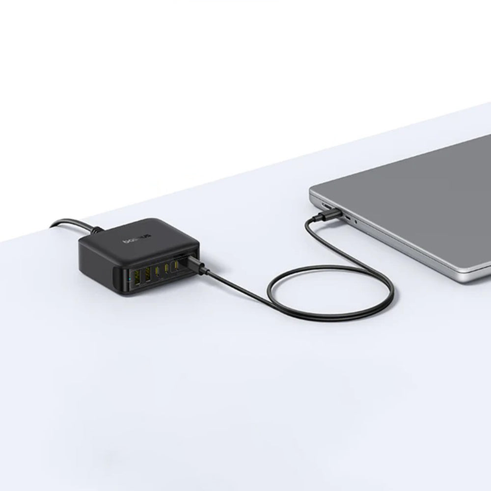 Carregador Estação Baseus EnerFill FH21, 120W, 3.25A, 2 x USB-A - 4 x USB-C, Preto E0120T00