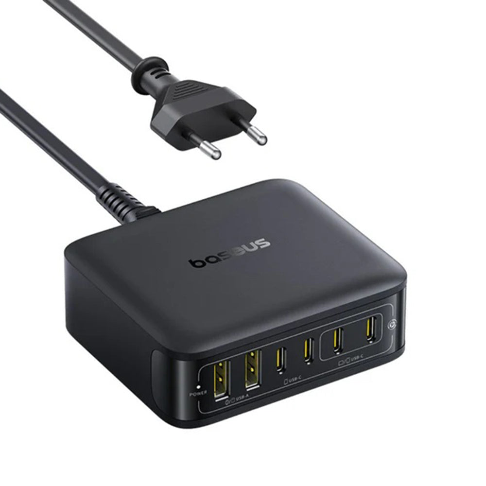 Carregador Estação Baseus EnerFill FH21, 120W, 3.25A, 2 x USB-A - 4 x USB-C, Preto E0120T00