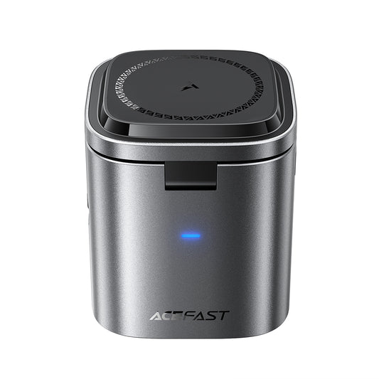 Carregador Estação com Cabo USB-C Acefast Z9 QI 6in1, 80W, 1 x USB-C - 1 x USB-A, Preto