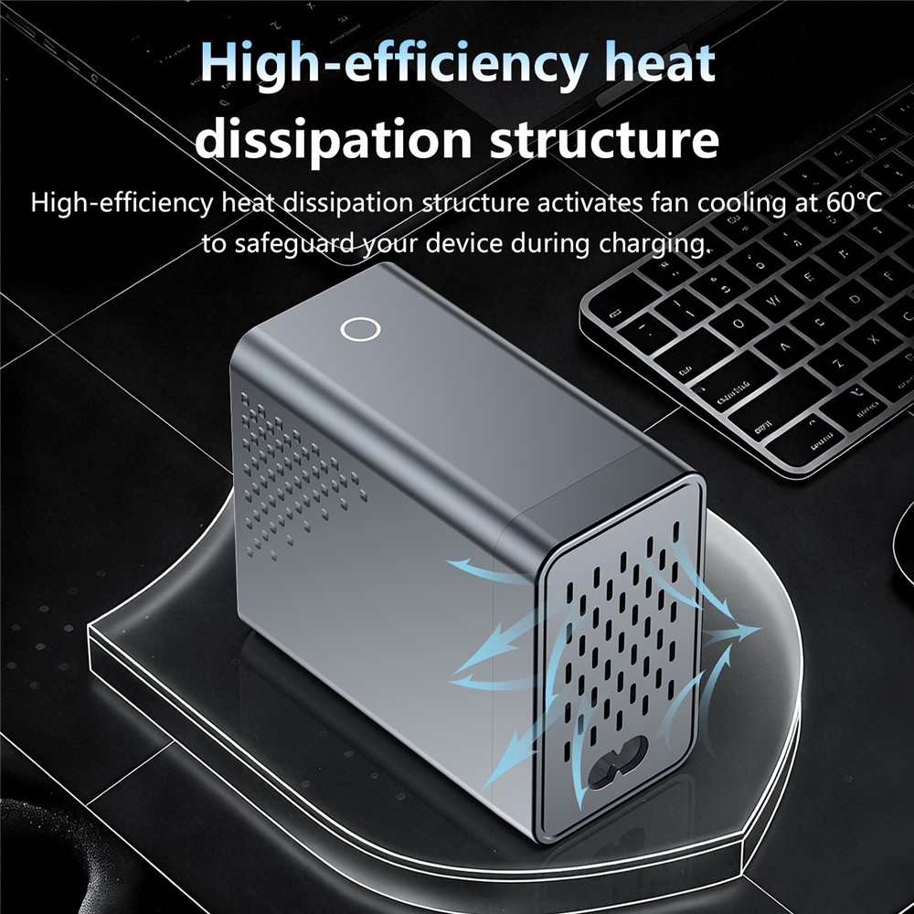 Carregador Estação OEM WLX-G3, 140W, 5A, 2 x USB-A - 4 x USB-C, Cinzento