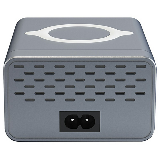 Carregador Estação OEM WLX-M3 QI, 80W, 4 x USB-A - 4 x USB-C, Cinzento
