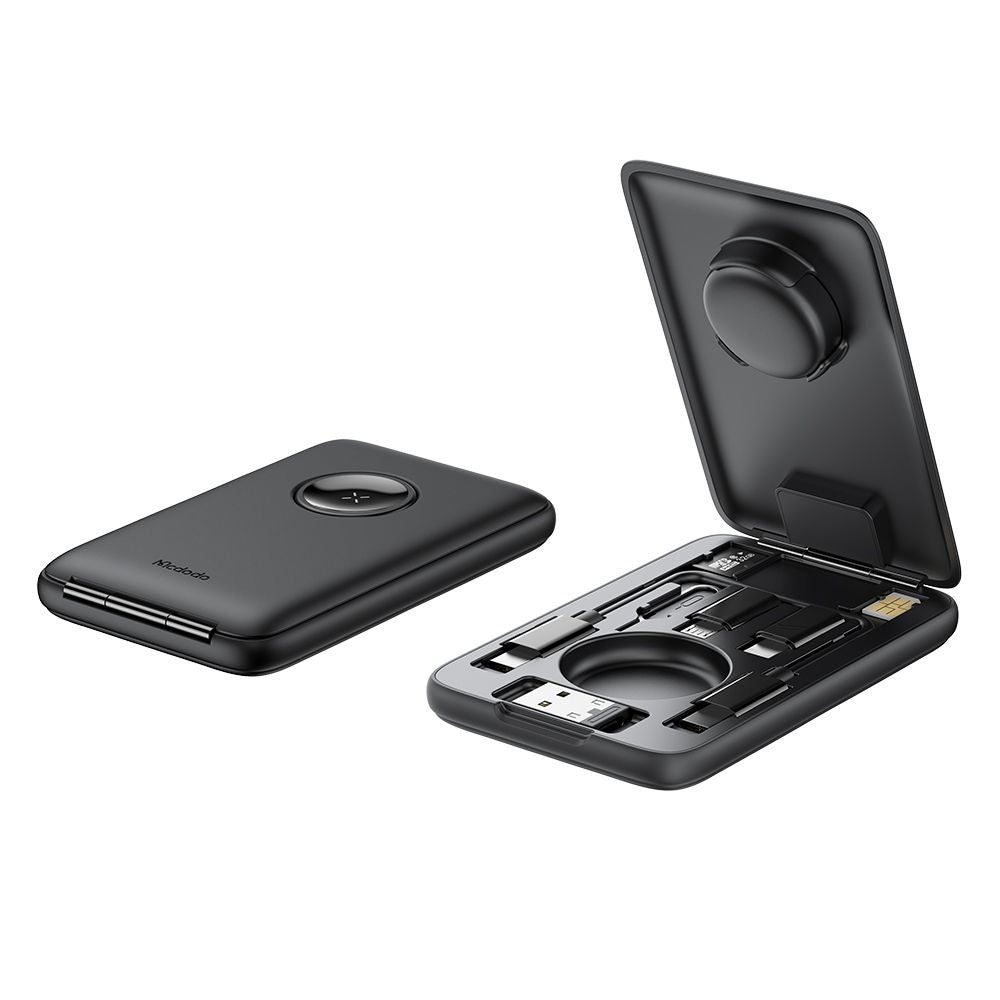 Carregador Wireless com Organizador McDodo CH-2440 8em1 para Apple Watch Series, Preto