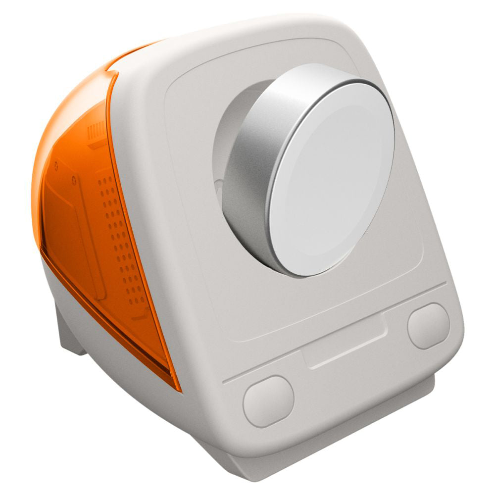 Spigen C1 Classic Stand for Apple Watch Wireless Charger Series, Orange