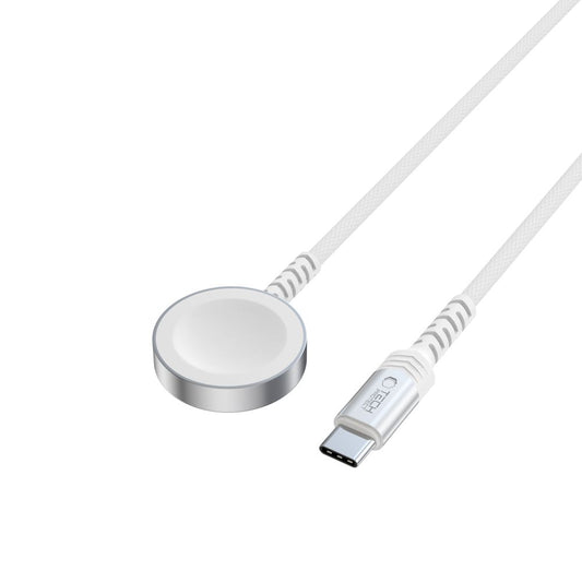 Carregador sem fios Tech-Protect MC01 Ultraboost para Apple Watch Series, branco