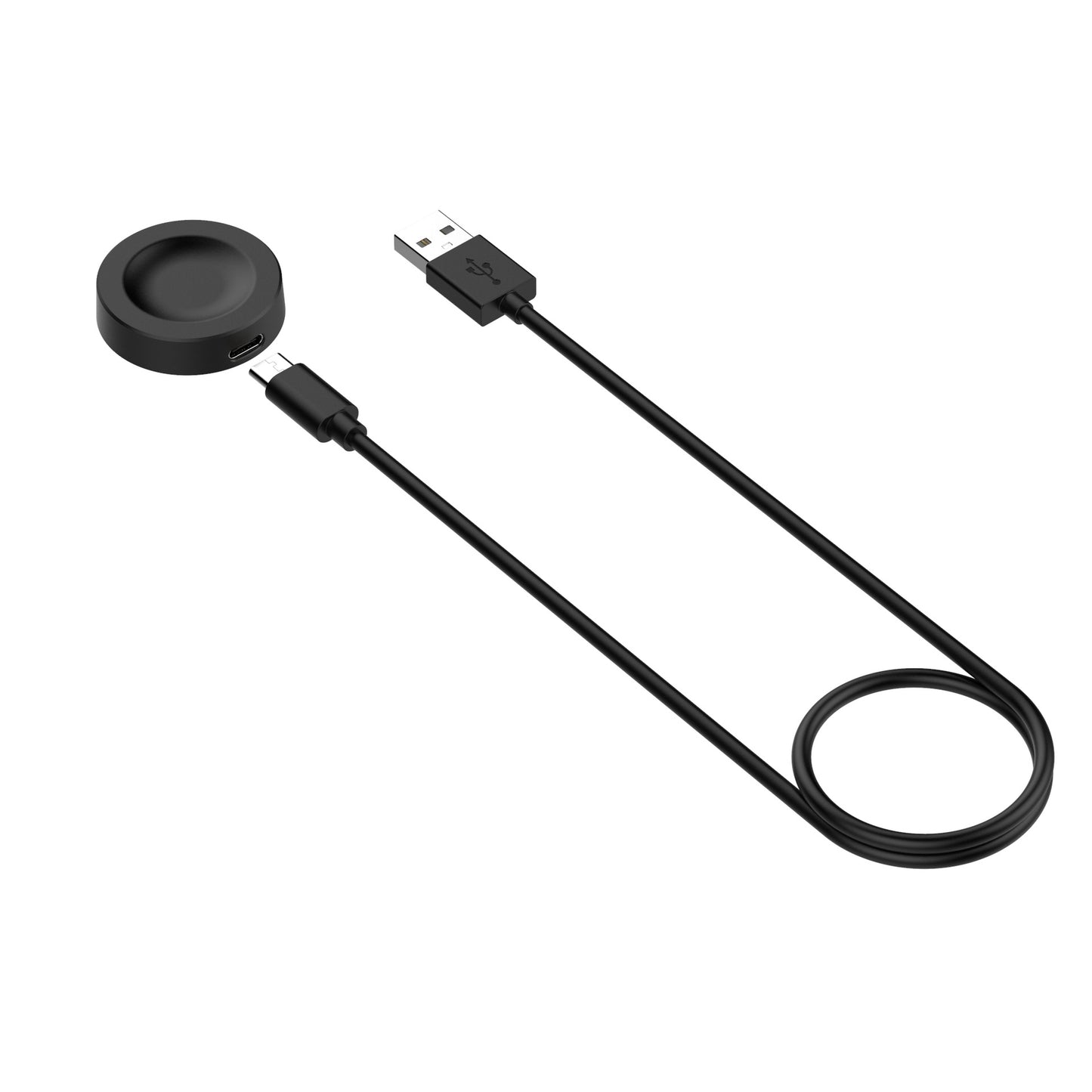 Carregador Wireless Techsuit THC2 para Honor Watch / Huawei Watch Series, USB-A, Preto
