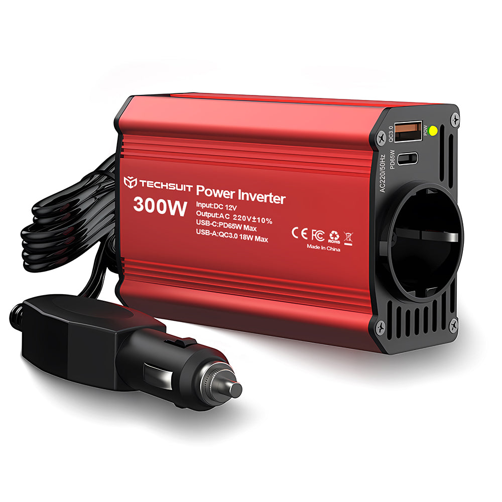 Inversor Elétrico Auto Techsuit FlexiCarVolt, 300W