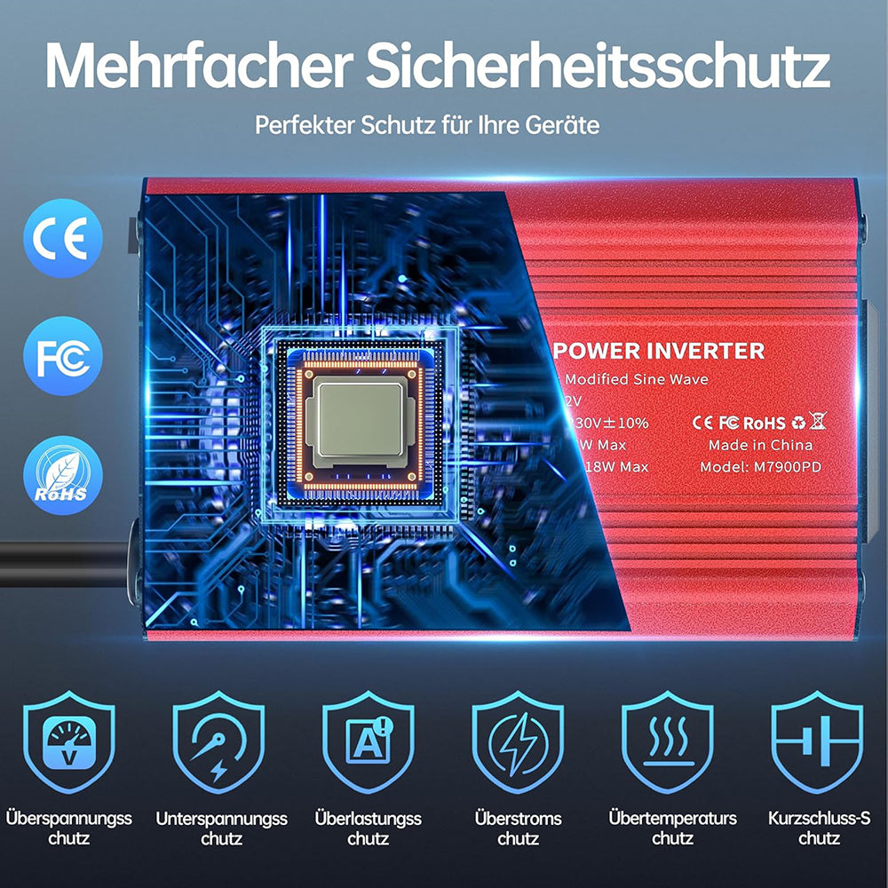 Inversor Elétrico Auto Techsuit FlexiCarVolt, 300W