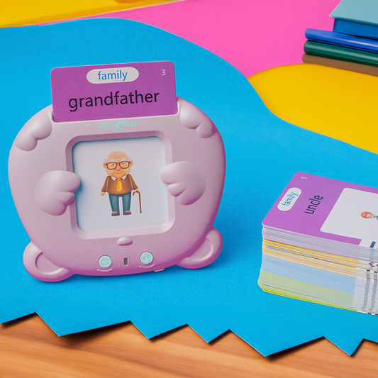 Brinquedo educativo MaXlife MXLD-100 para aprender palavras em inglês, Rosa