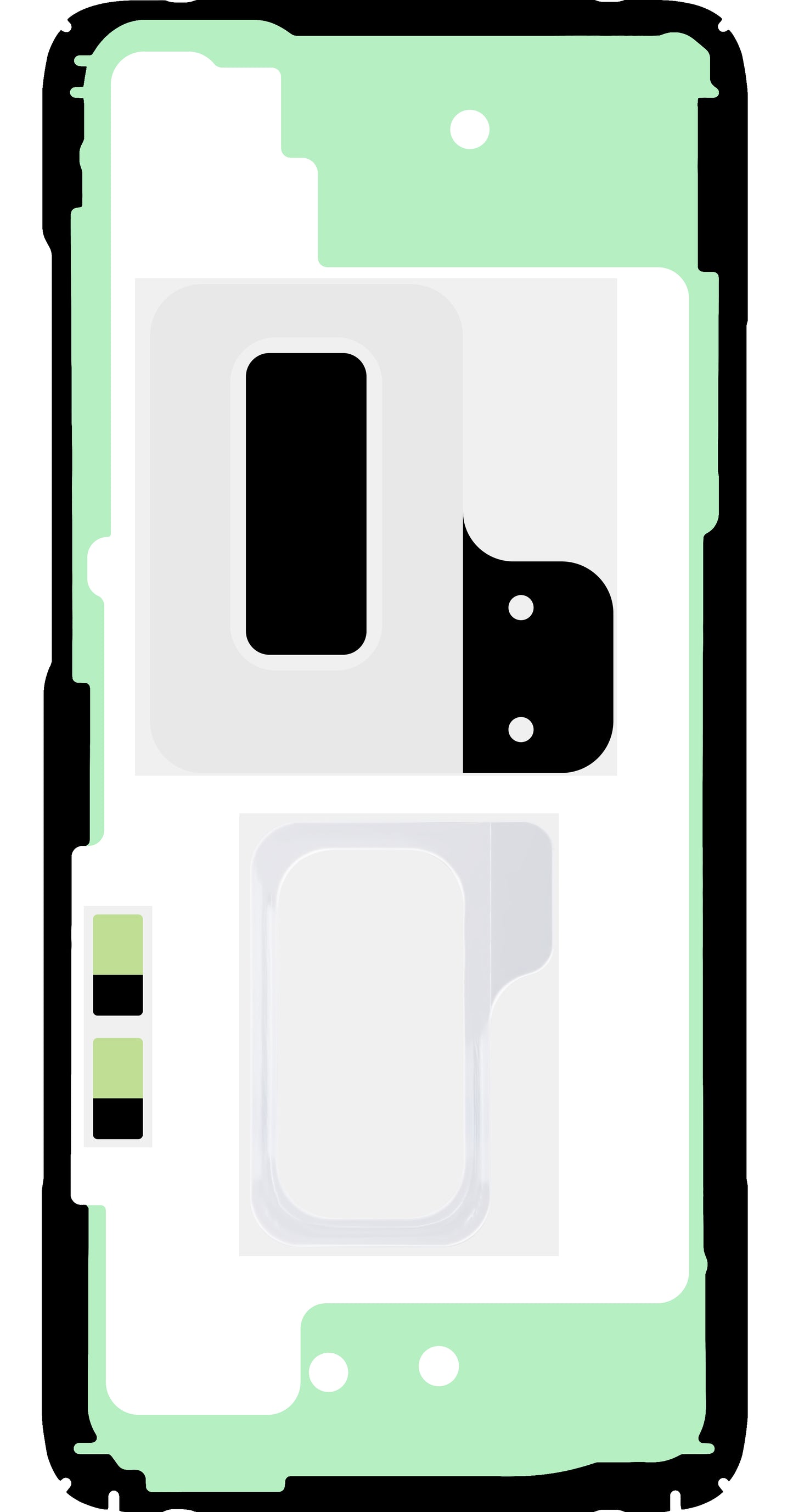 Battery Cover Adhesive Kit for Samsung Galaxy S20 G980, Service Pack GH82-22124A