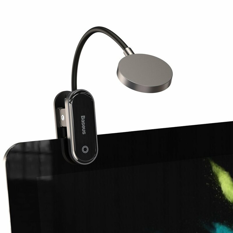 Lâmpada Led de Escritório Baseus Comfort Reading Mini Clip, Cinza DGRAD-0G